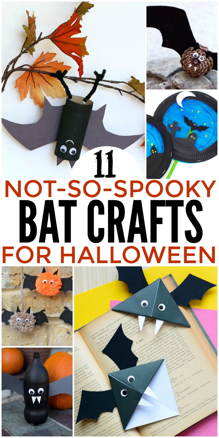 11 Not So Spooky Bat Crafts for Halloween