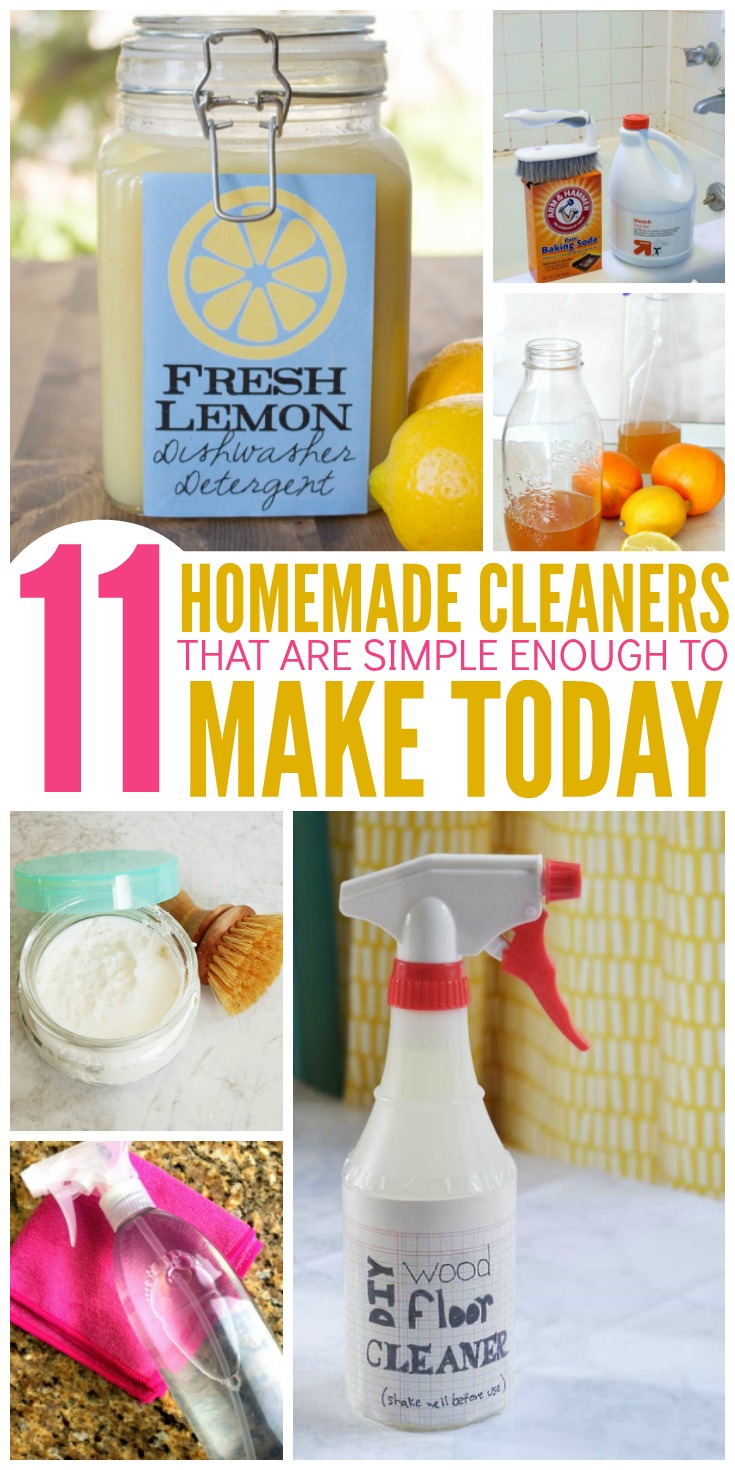 11 Easy Homemade Cleaners You Can Make Today with Ingredients You Already Have at Home