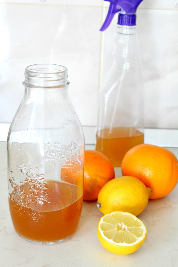 homemade citrus vinegar cleaner