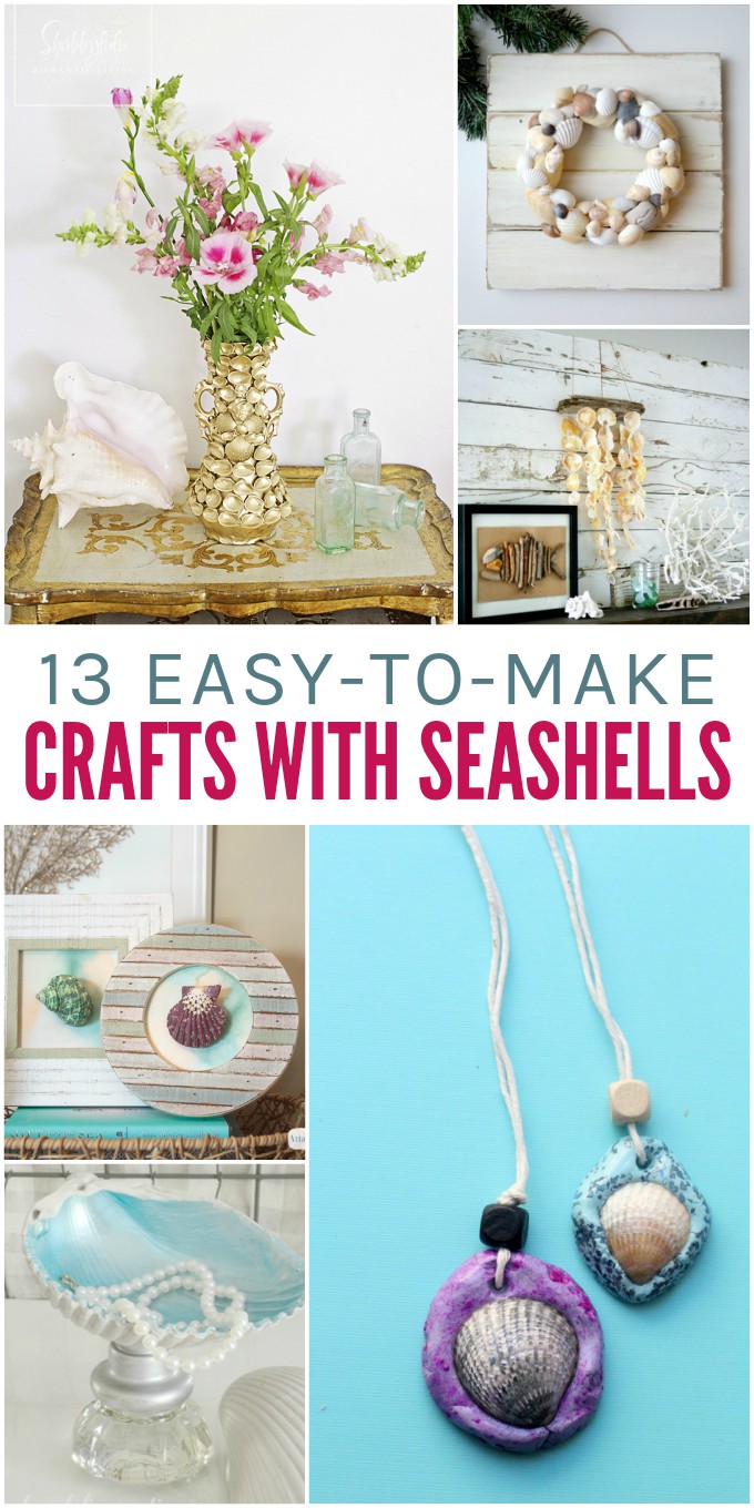 13 Easy-to-Make Crafts with Seashells