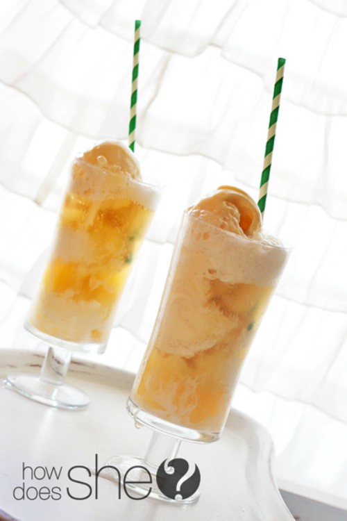 apple pie floats