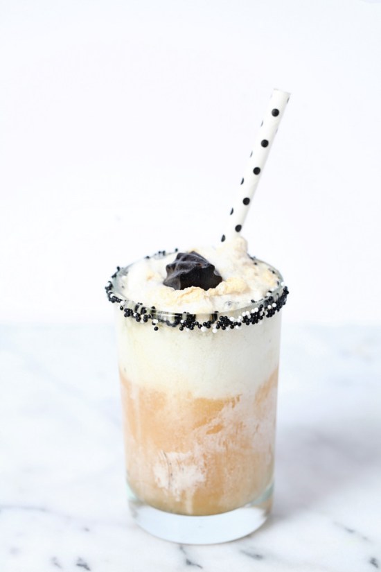 boozy vanilla bean floats