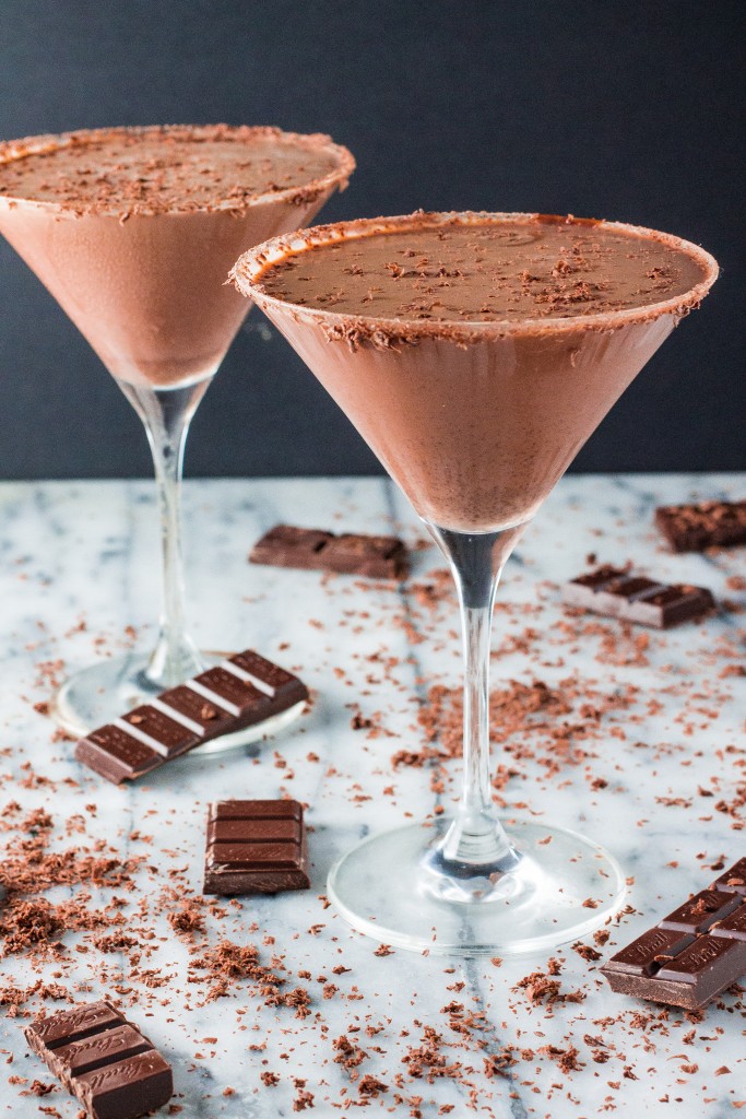 creamy liqueur cocktails martinis ganache