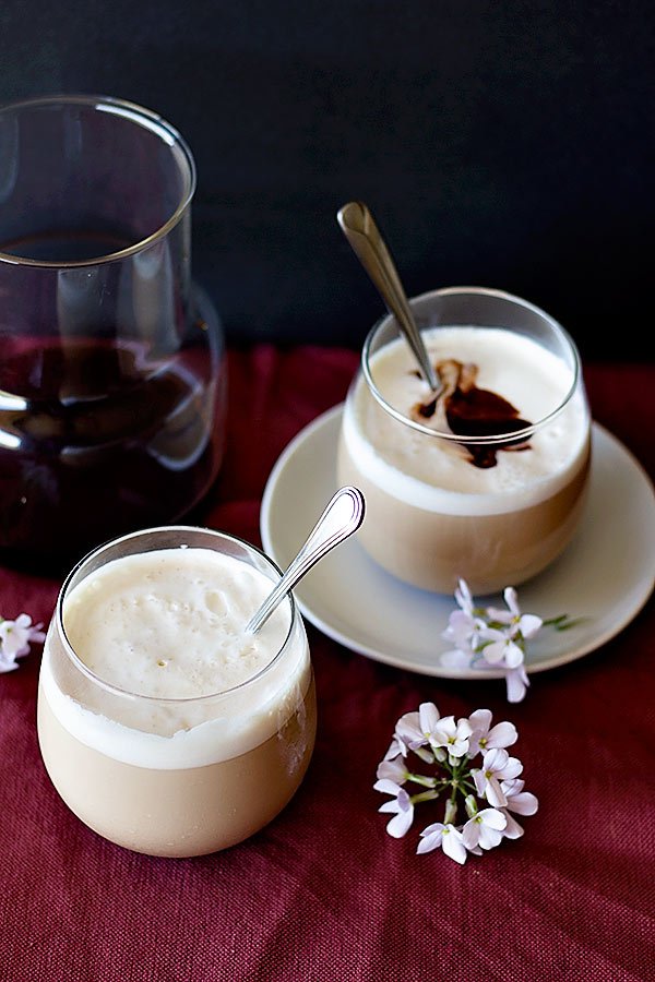 iced coffee chocolate ice cream float