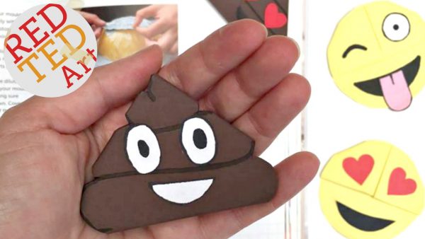 poop emoji bookmark