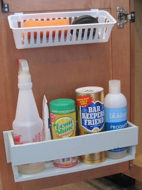 basket cabinet door storage