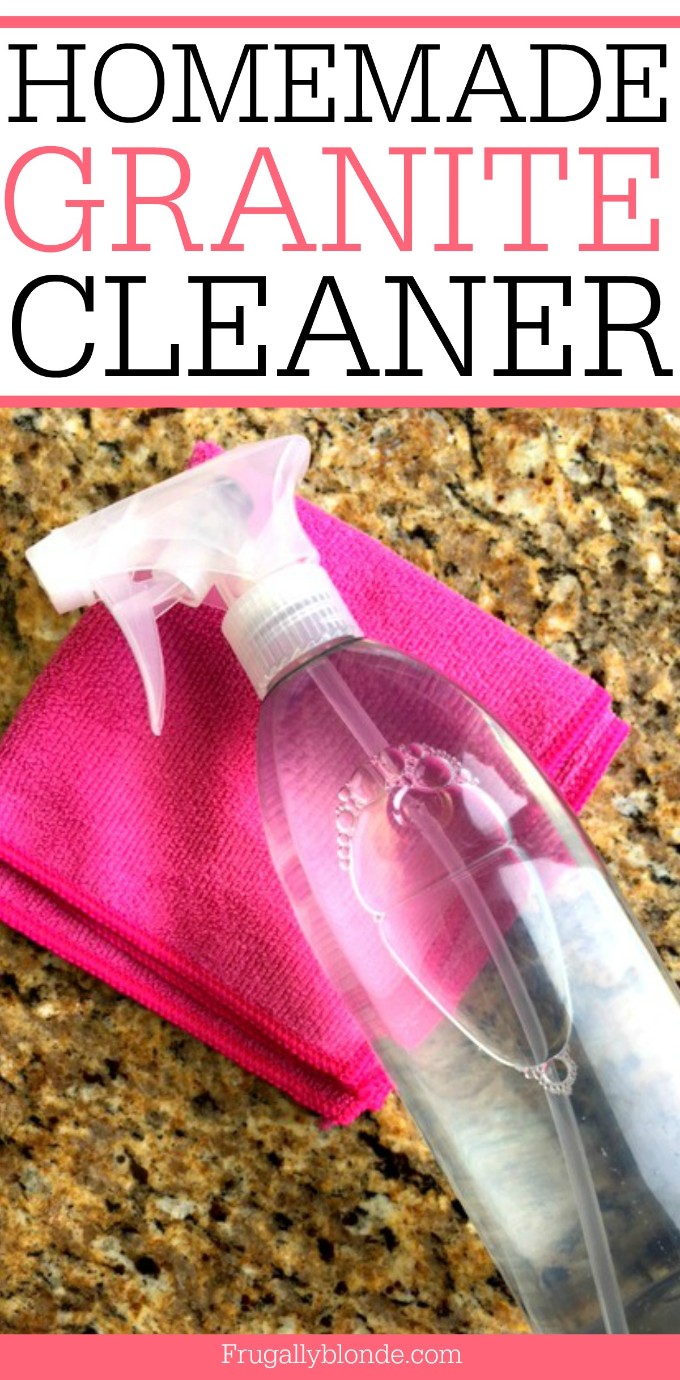 granite cleaner cleaning diy spray tips easy homemade hacks cleaners frugallyblonde