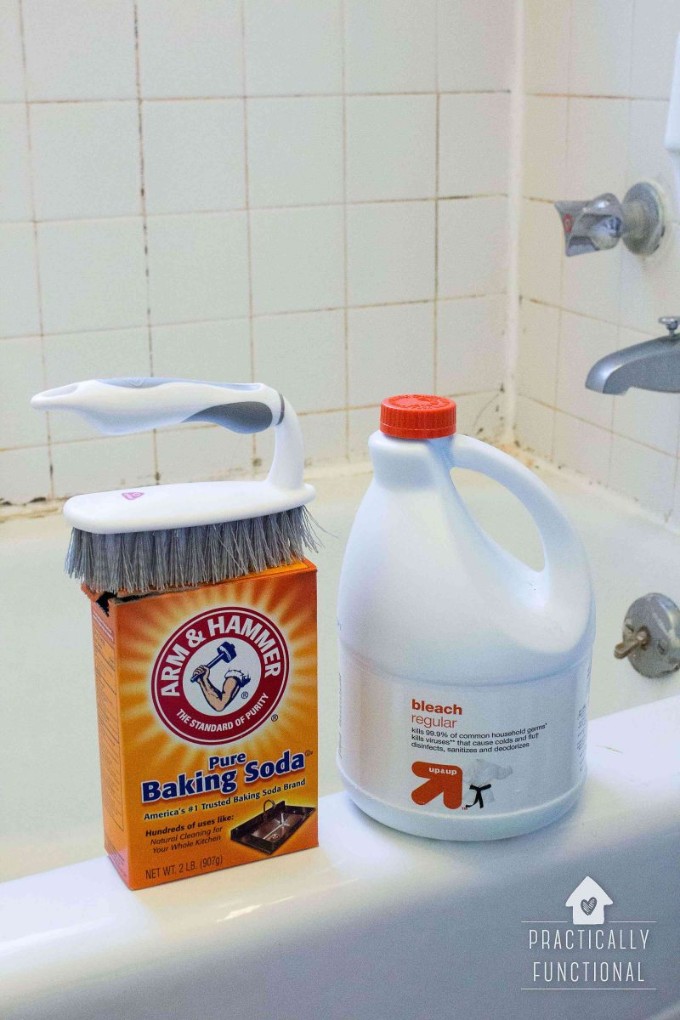 homemade grout cleaner