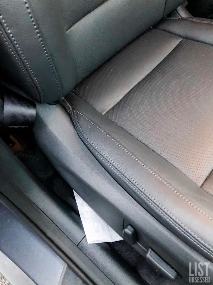 add dryer sheets under the seats in your car