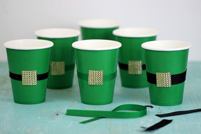 leprechaun belt cups