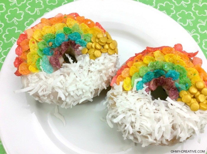 rainbow donuts