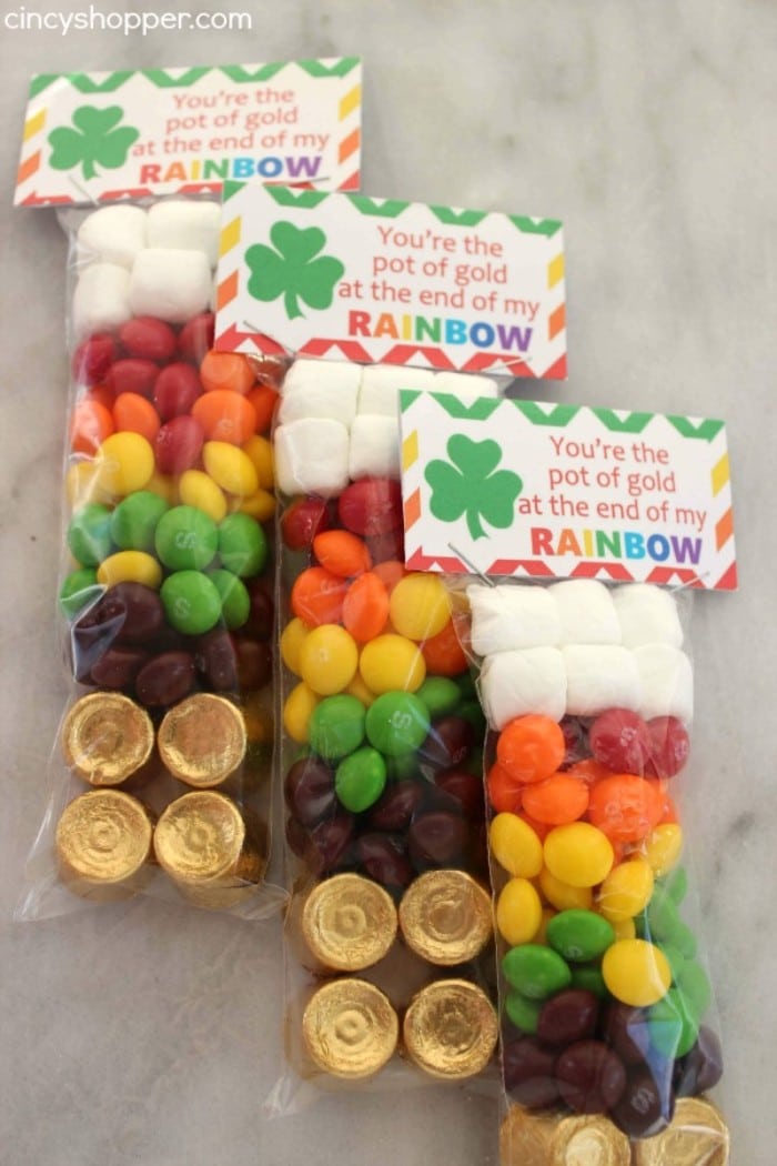 rainbow skittles treat bags