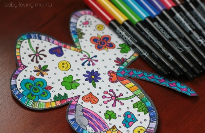 shamrock coloring page