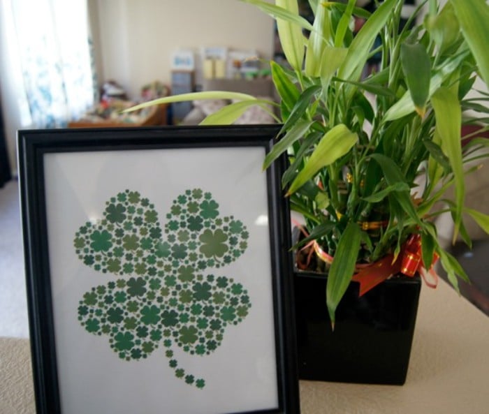 shamrock printable decor