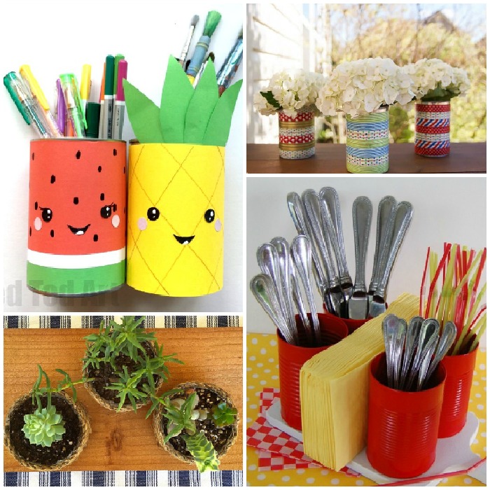 13 Cool Tin Can Ideas to Get Crafty With