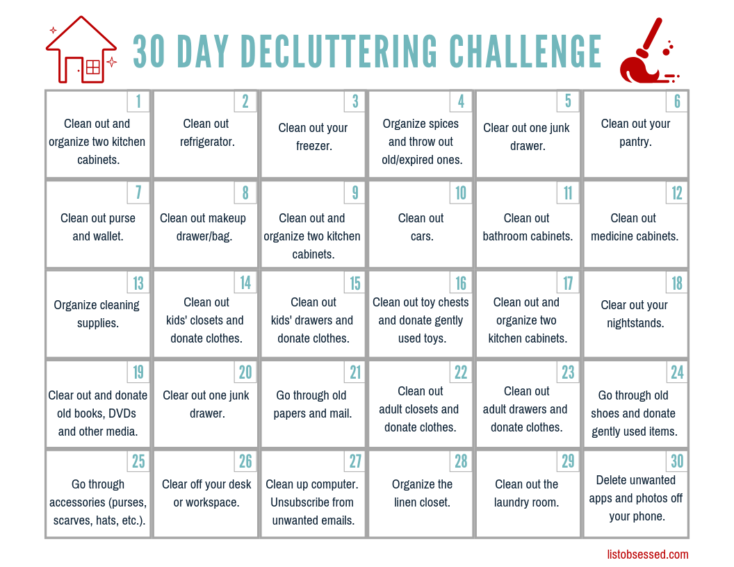 2023 declutter challenge