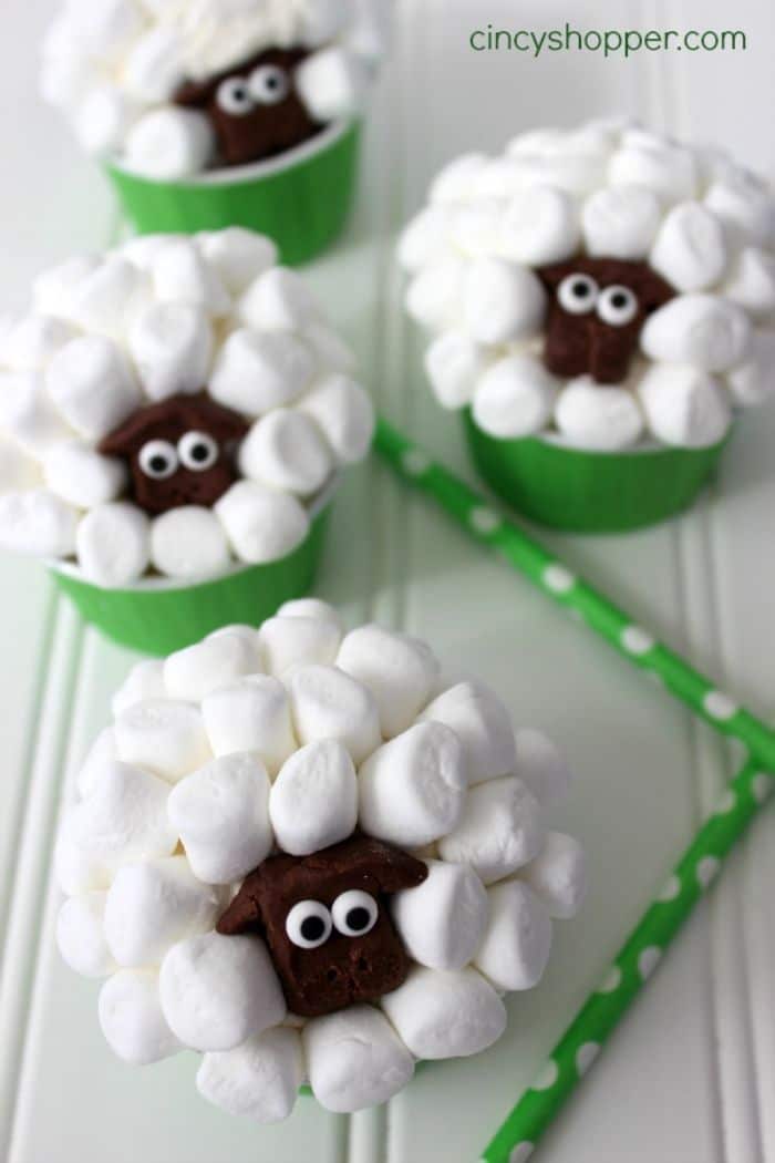 sheep cupcakes by Cincy Shopper