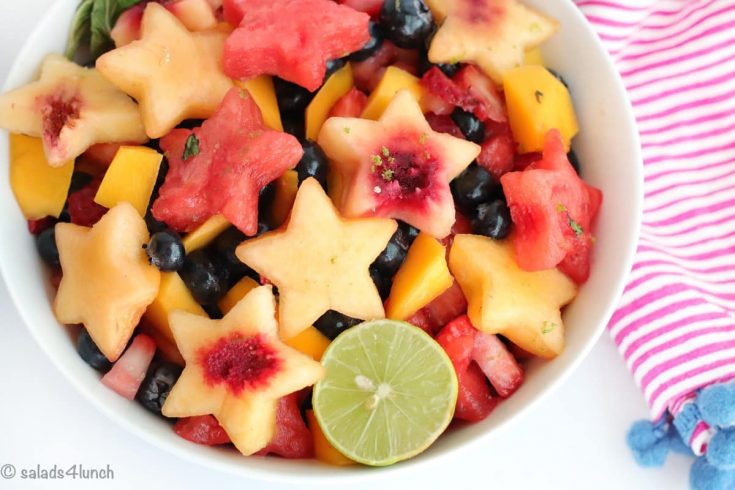 Red White and Blue Fruit Salad 27